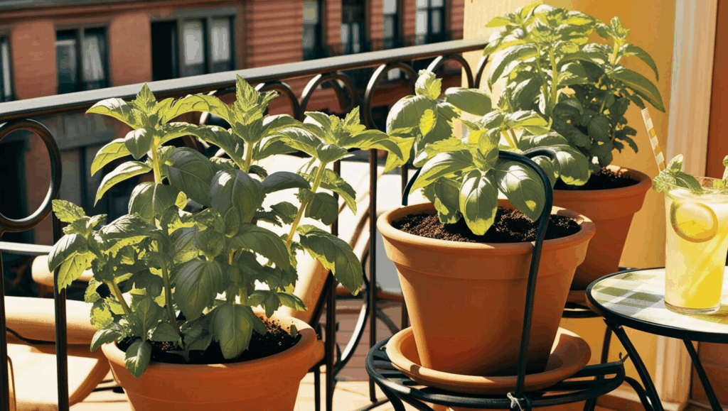 Natural Pest Control-Mint and Basil
