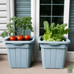 Tomatoes and Lettuce on a Porch