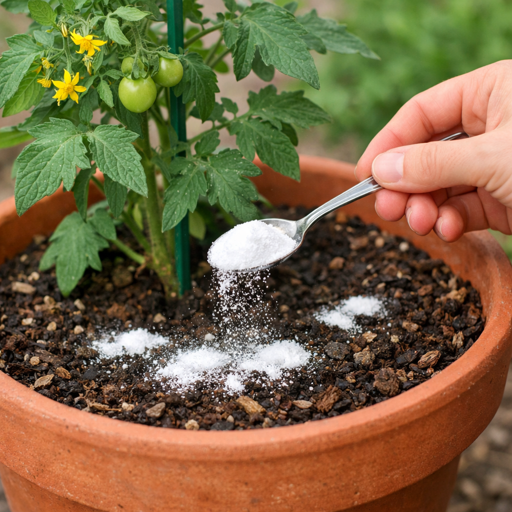 common household items for garden soil - baking soda