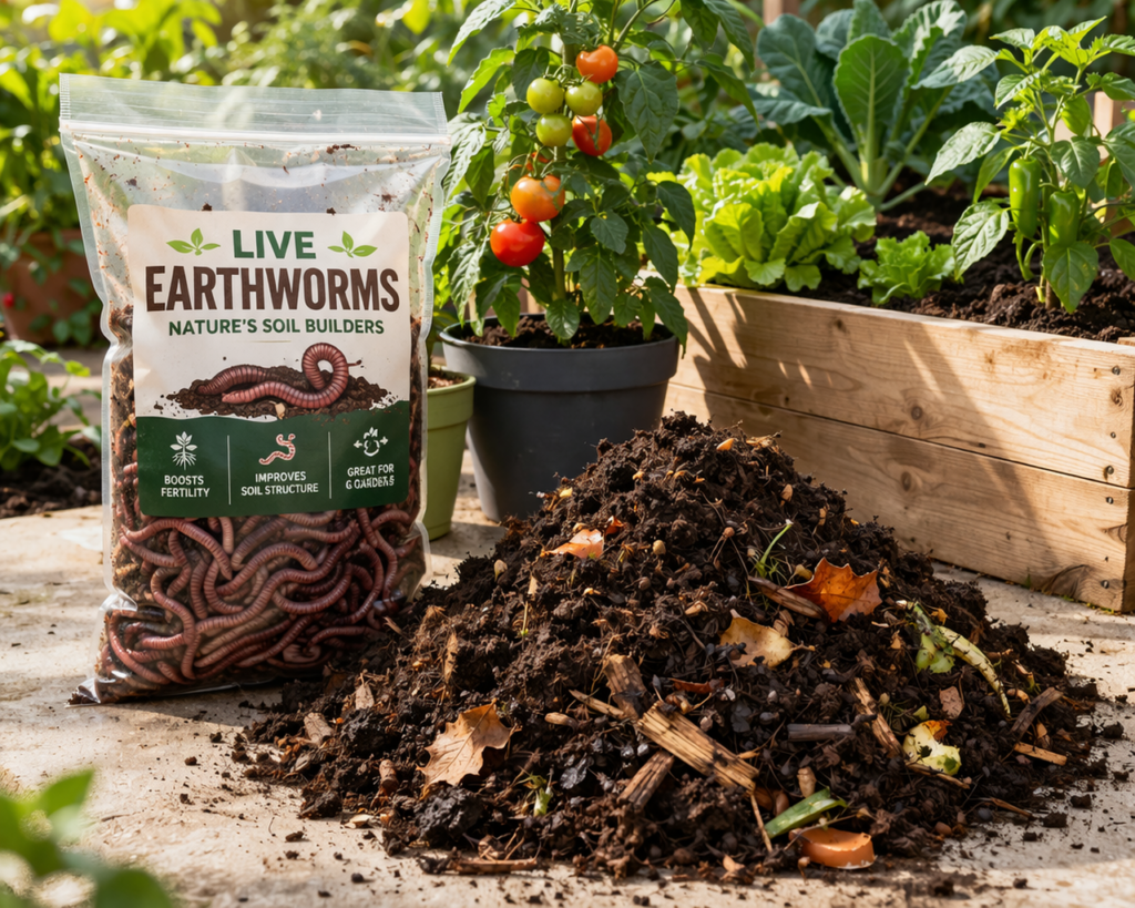 Small Garden Maintenance - Compost and Earthworms