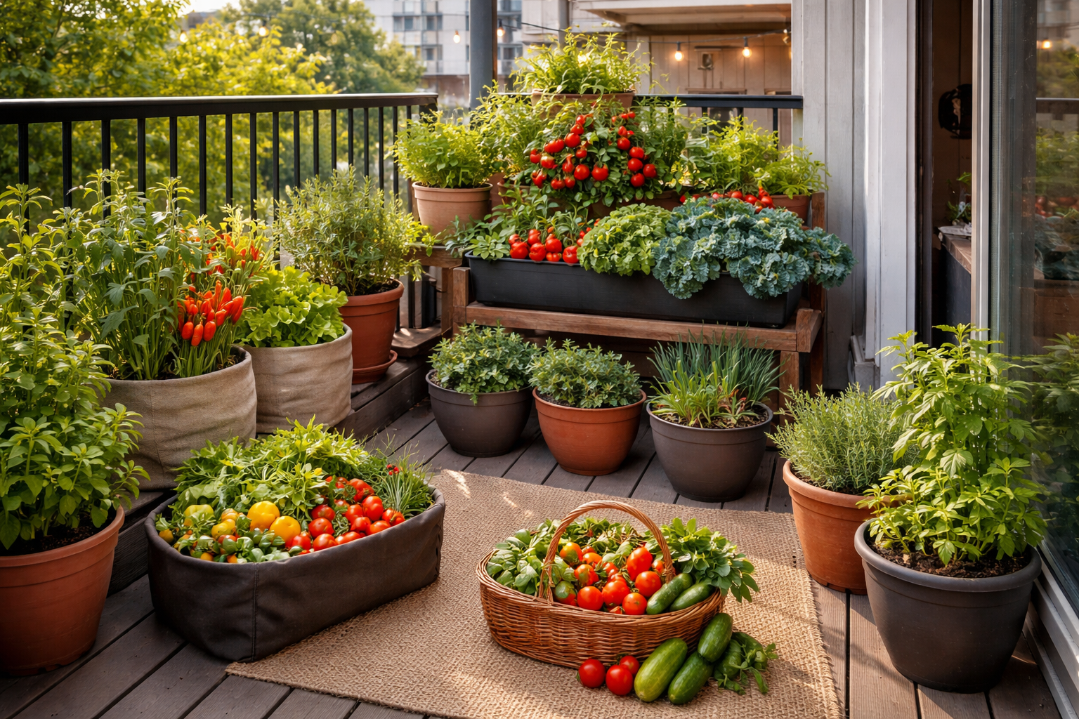 Urban Harvesting Guide-Patio Harvest Time